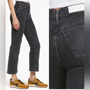 RE/DONE '70s High Waist Crop Bootcut Jeans